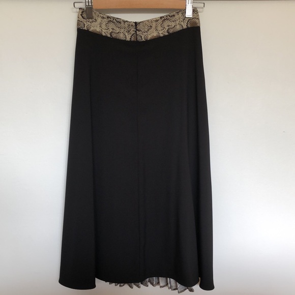 Zara Snakeskin Print Skirt - Picture 2 of 6